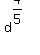 d%5E%284%2F5%29