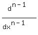 d%5E%28n-1%29%2F%28dx%5E%28n-1%29%29