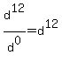 d%5E12%2Fd%5E0+=+d%5E12