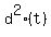 d%5E2%28t%29