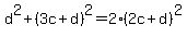 d%5E2%2B%283c%2Bd%29%5E2=2%282c%2Bd%29%5E2