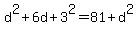 d%5E2%2B6d%2B3%5E2=81%2Bd%5E2