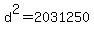d%5E2=2031250