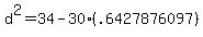 d%5E2=34-30%28.6427876097%29