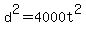 d%5E2=4000t%5E2