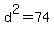 d%5E2=74
