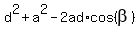 d%5E2+%2B+a%5E2+-+2ad%2Acos%28beta%29
