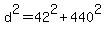 d%5E2+=+42%5E2+%2B+440%5E2