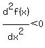 d%5E2f%28x%29%2Fdx%5E2+%3C0