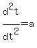 d%5E2t%2Fdt%5E2+=+a