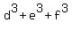 d%5E3+%2B+e%5E3+%2B+f%5E3