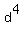 d%5E4
