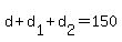 d+%2B+d%5B1%5D+%2B+d%5B2%5D+=+150