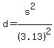 d+=+%28s%5E2%29%2F%283.13%29%5E2