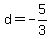 d+=+-5%2F3