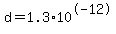 d+=+1.3%2A10%5E-12