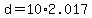 d+=+10%2A2.017