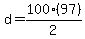 d+=+100%2897%29%2F2