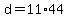 d+=+11%2A44