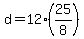 d+=+12%2A%2825%2F8%29