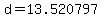 d+=+13.520797