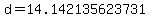 d+=+14.142135623731