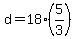 d+=+18%2A%285%2F3%29