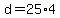 d+=+25%2A4