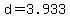 d+=+3.933