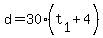 d+=+30%2A%28t%5B1%5D+%2B+4%29