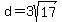 d+=+3sqrt%2817%29