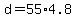 d+=+55%2A4.8