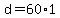 d+=+60%2A1