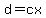 d+=+cx+