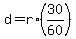 d+=+r%2A%2830%2F60%29