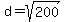 d+=+sqrt%28200%29