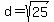 d+=+sqrt%2825%29