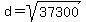 d+=+sqrt%2837300%29