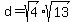 d+=+sqrt%284%29%2Asqrt%2813%29