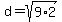 d+=+sqrt%289%2A2%29