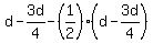 d-3d%2F4-%281%2F2%29%28d-3d%2F4%29
