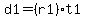 d1+=+%28r1%29t1