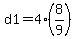 d1+=+4%288%2F9%29