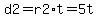 d2=r2%2At=5t