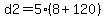 d2+=+5%288%2B120%29