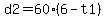 d2+=+60%286-t1%29
