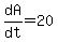 dA%2Fdt=20