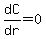 dC%2Fdr+=+0