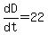 dD%2Fdt=22