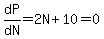 dP%2FdN=2N%2B10=0